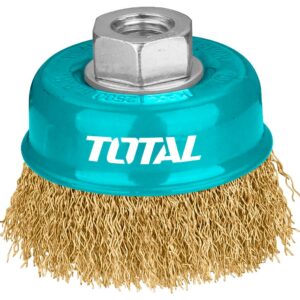 TOTAL Wire cup brush 100mm, 4″
