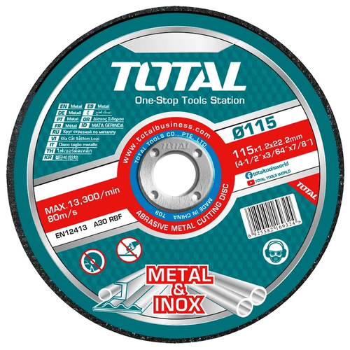 TOTAL Abrasive metal cutting disc