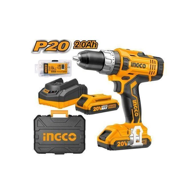 Ingco Lithium-ion Cordless Drill 20V